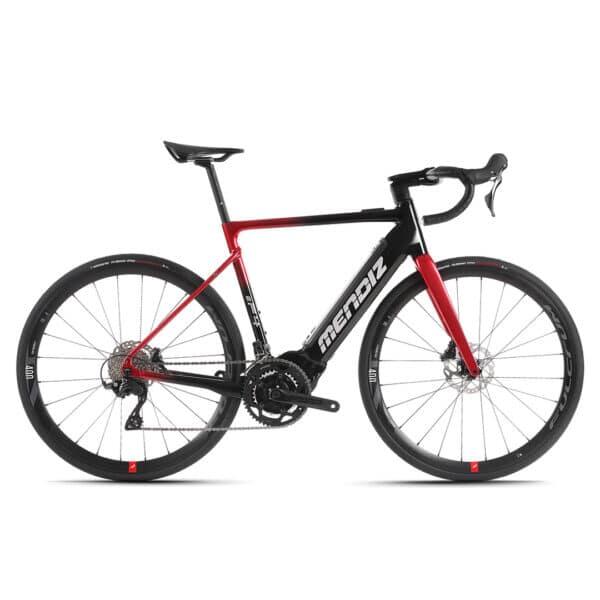 Mendiz EF4 | Vélo électrique de route | Noir-Rouge | 53