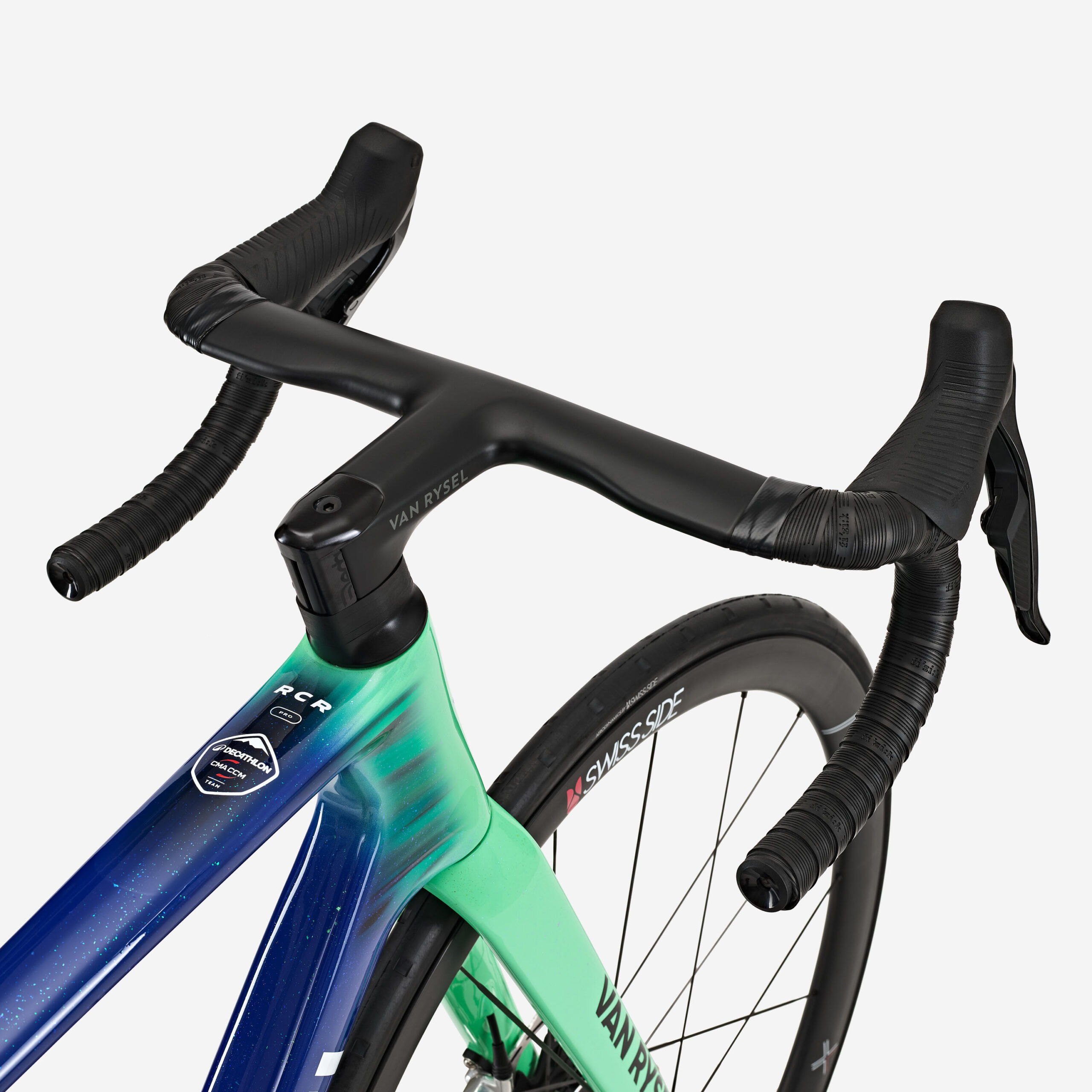 Vélo de route SRAM Red AXS 2x12v capteur de puissance, RCR PRO DECATHLON CMA CGM – Image 5