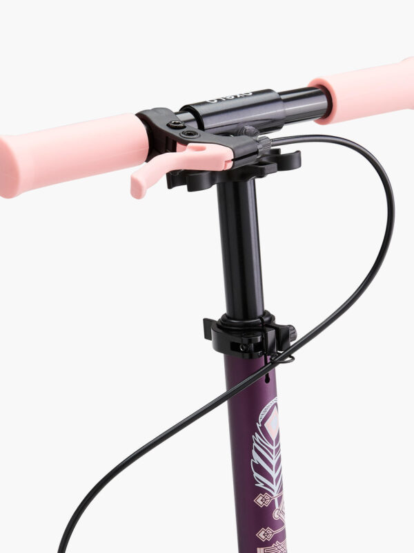 Trottinette enfant mid5 avec frein au guidon et suspension violette