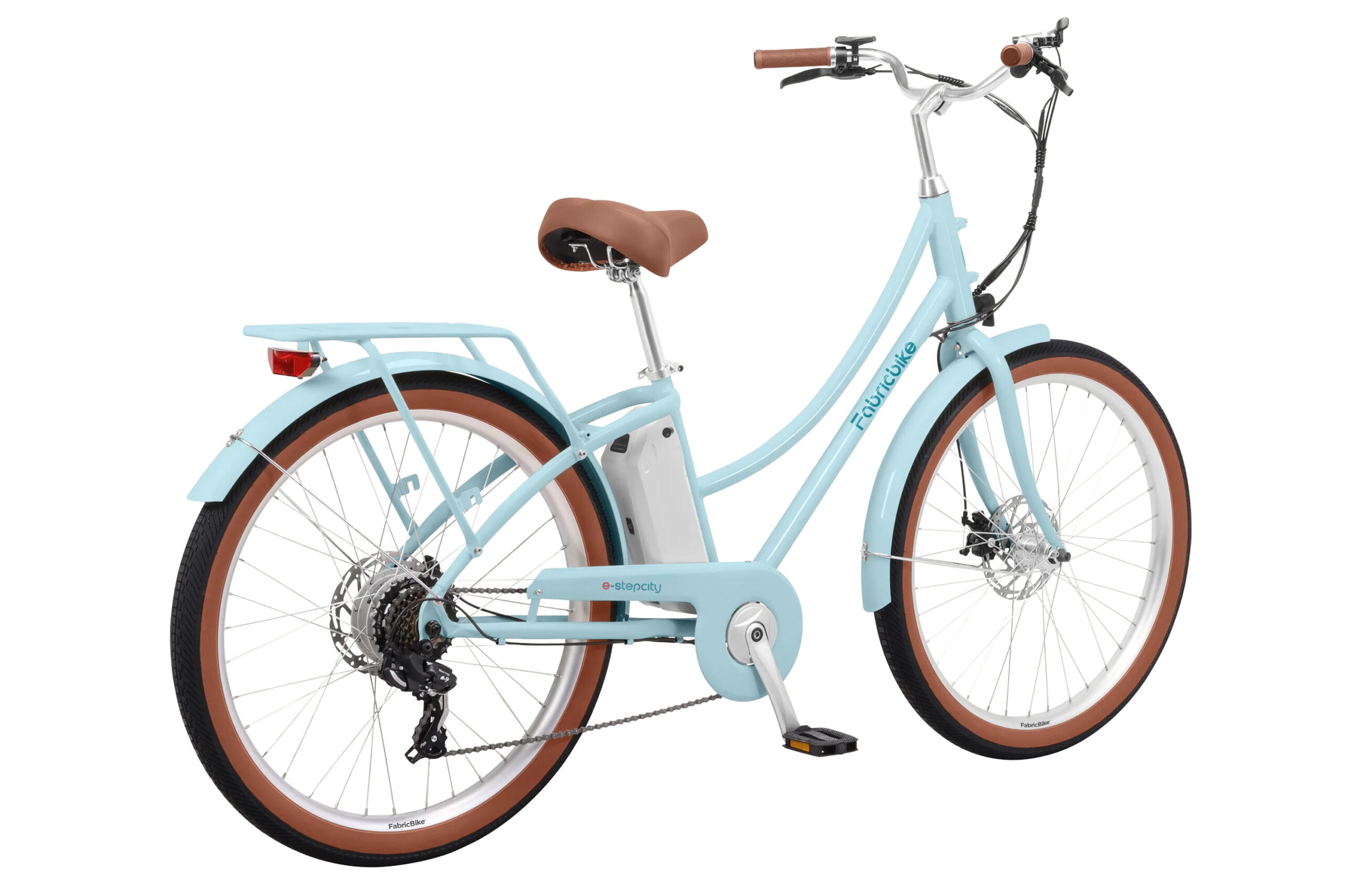 E-Stepcity Vélo Électrique – 250W, 36V, 60 km, Shimano 7V. Blue F/Basket