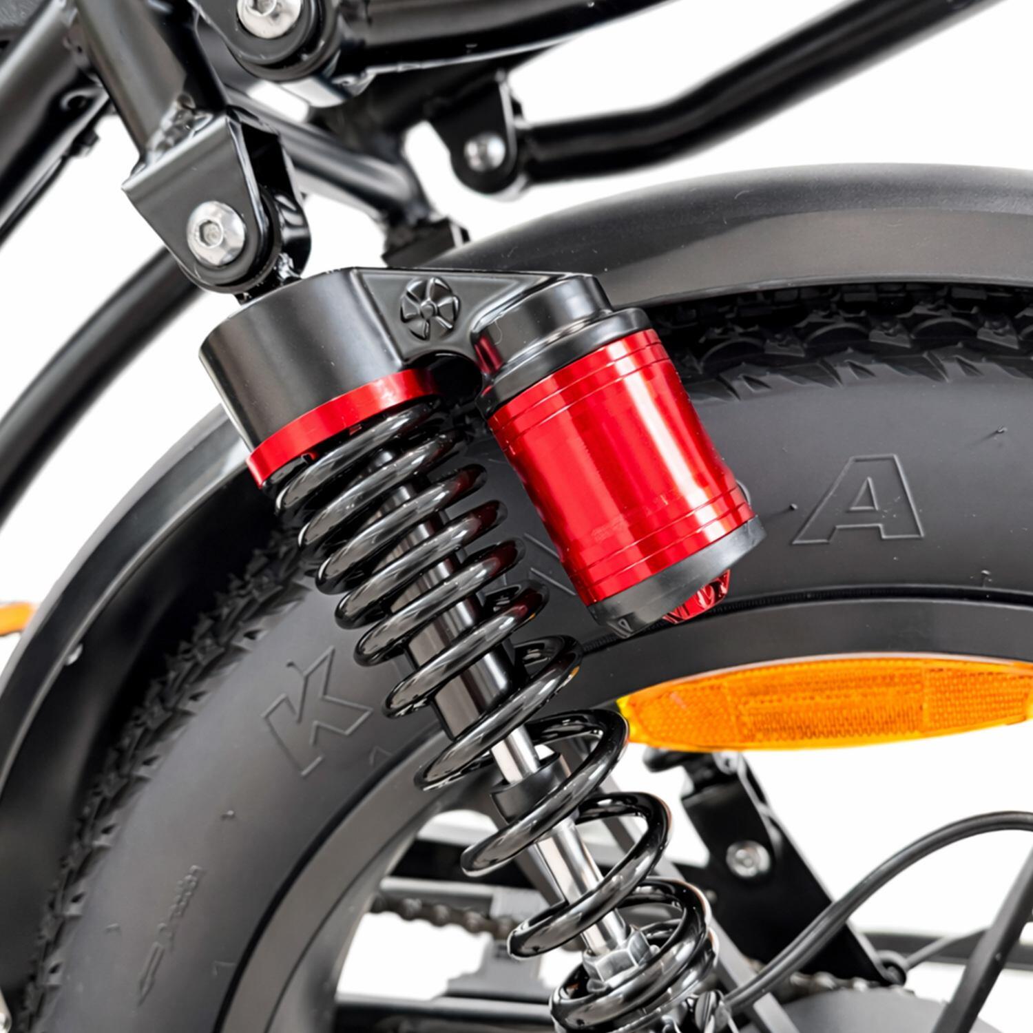 Vélo électrique tout suspendu PIXAR M9 avec double batterie 48 V 35 Ah – Image 3