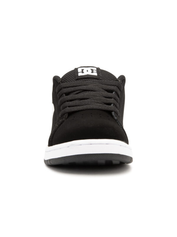 Chaussure de skate enfant dc shoes gaveler noir et blanc