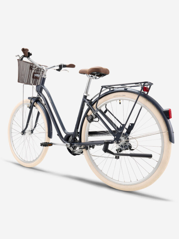 Vélo de ville 520 cadre bas bleu foncé