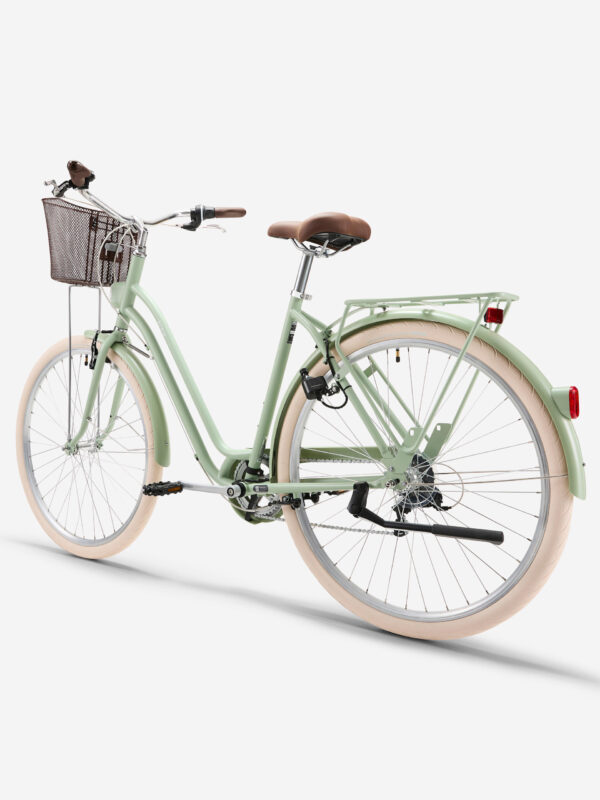 Vélo de ville cadre bas 520 vert amande