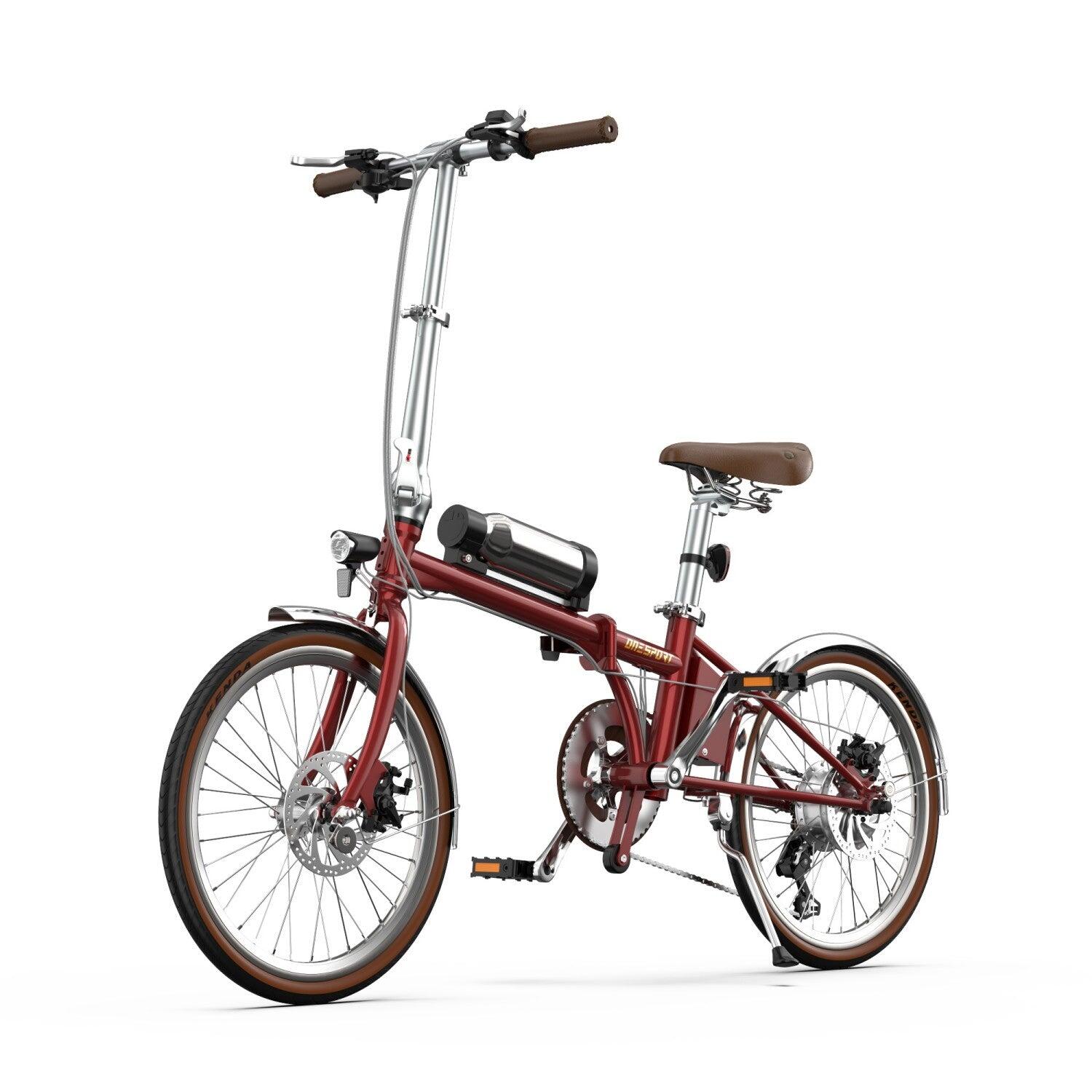 Vélo Électrique ONESPORT OT02 PRO 250W 36V5.2AH 20" Rouge