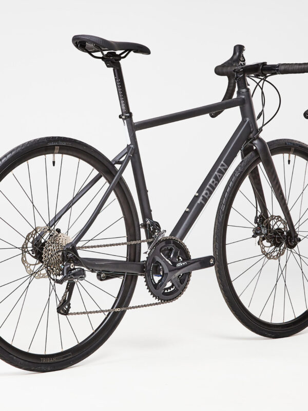 VELO ROUTE CYCLOTOURISTE TRIBAN RC500 NOIR (FREIN DISQUE)