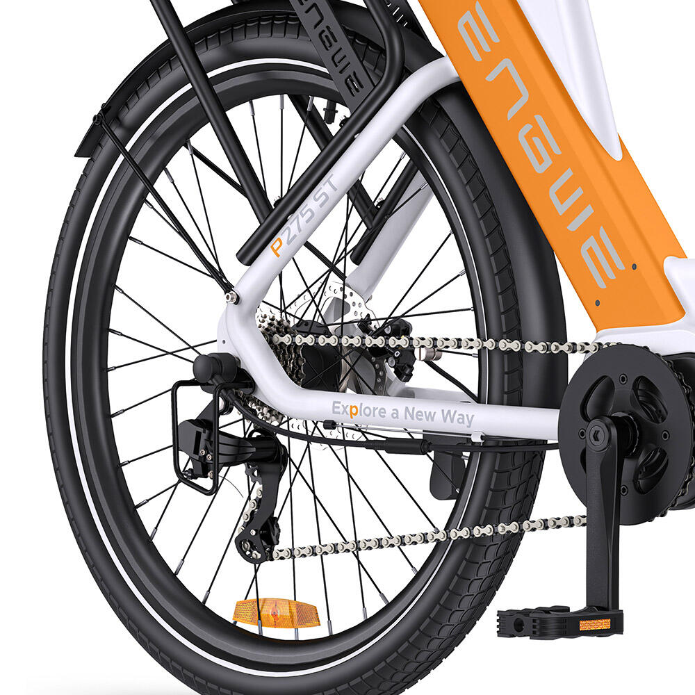 Vélo électrique ENGWE P275 ST 250W - Blanc Orange – Image 2
