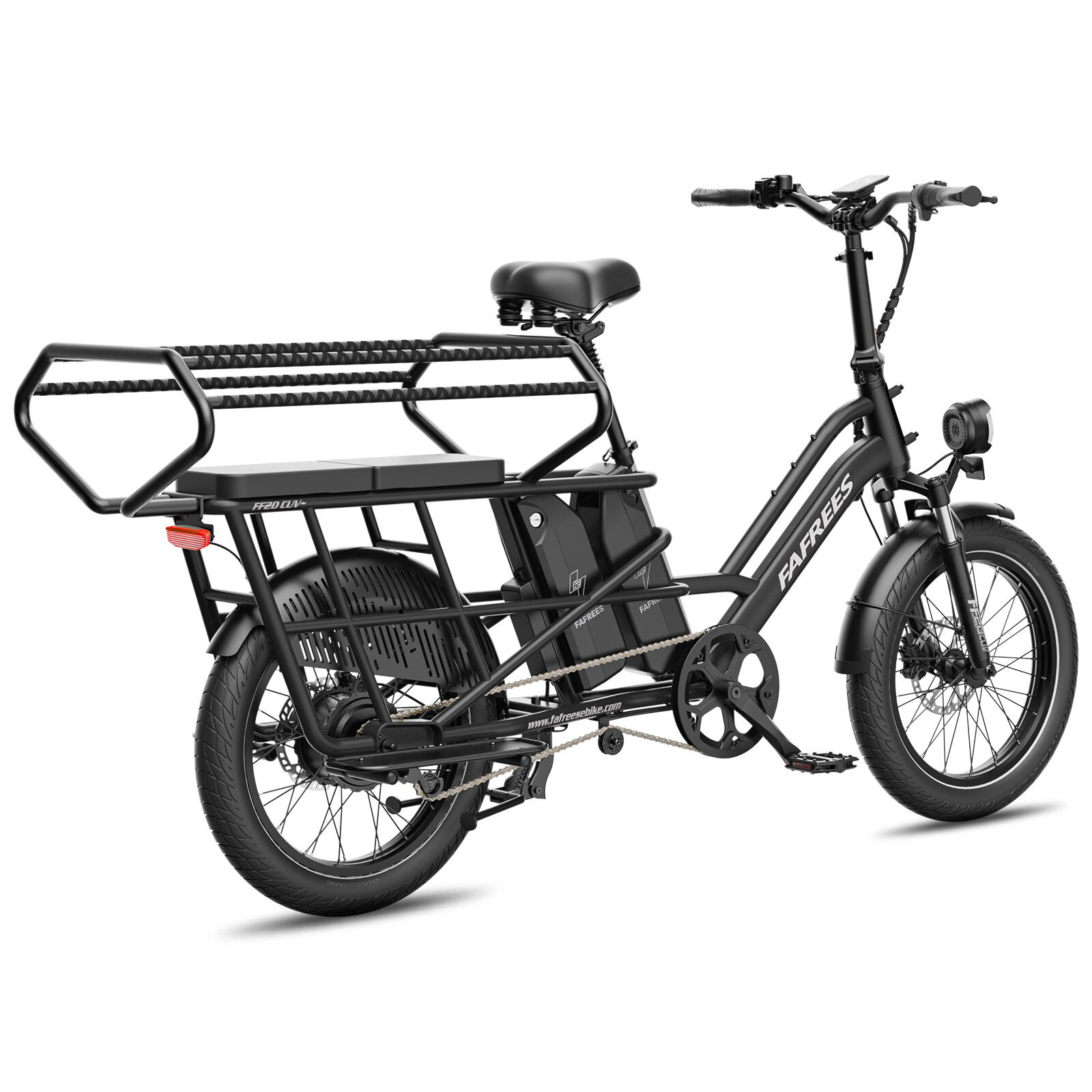 Vélo cargo électrique FAFREES FF20 CUV, double batterie 15 Ah