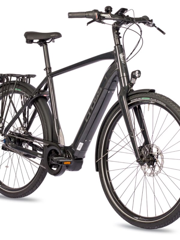 28" VÉLO ÉLECTRIQUE POUR HOMMES NOVA CITY SHIMANO STEPS E-6100, 504WH, 8