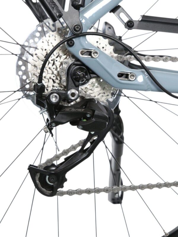 VTC Électrique Bicyklet Lucien Shimano Alivio 9V 400 Wh 29'' Bleu Givré