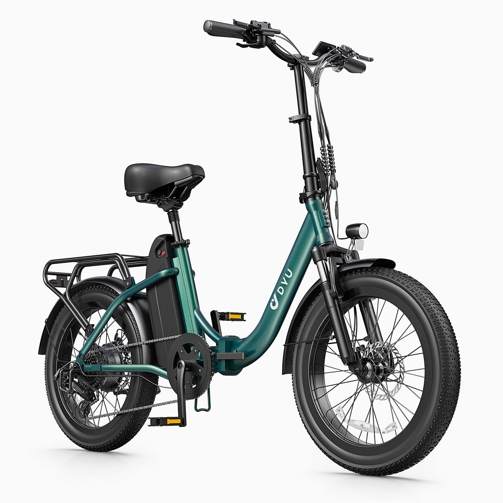 Vélo électrique pour adultes DYU C9 20 pouces, batterie 48 V 15,6 Ah