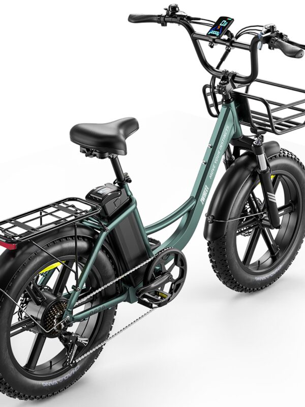 Vélo électrique ZWheel Urban Pioneer, 250W, 55 Nm, 13Ah, 100 km, vert