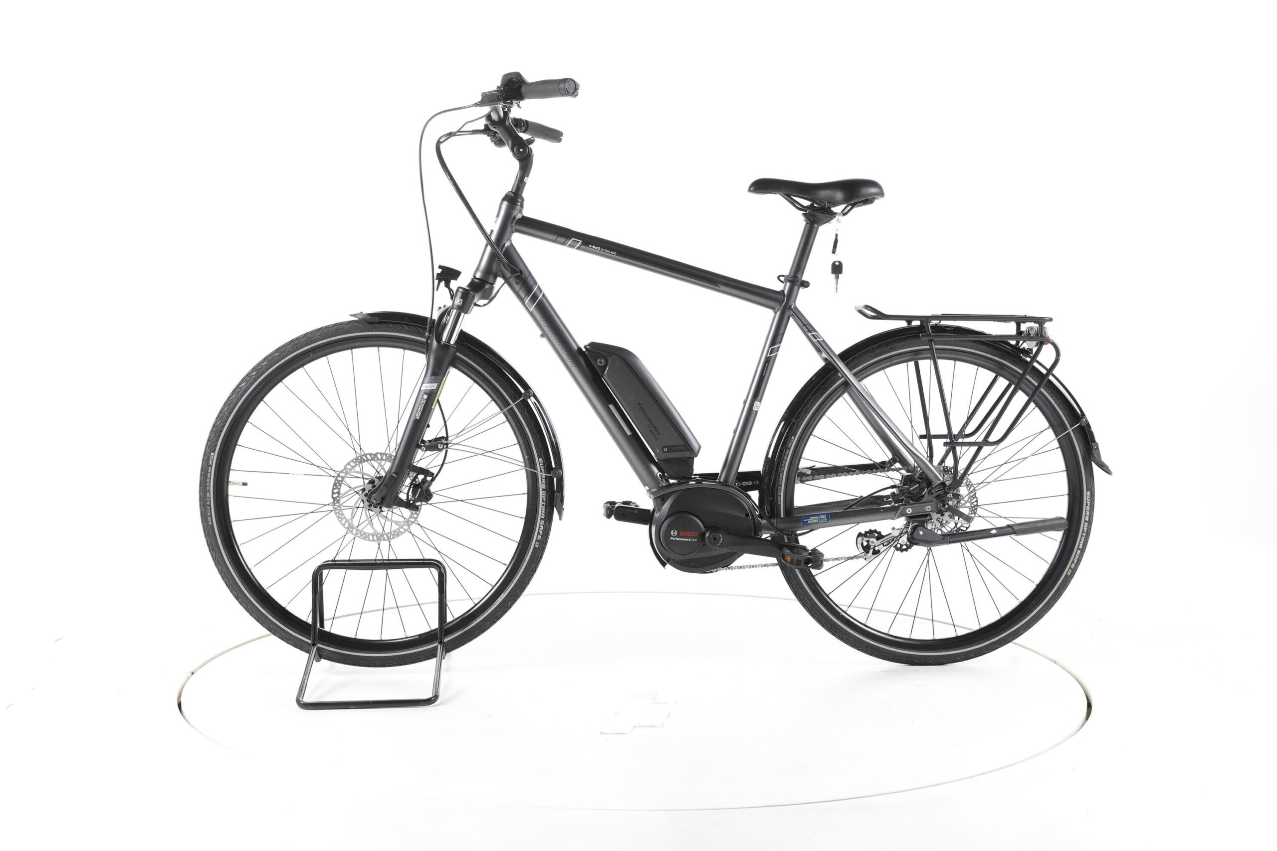 Vélo Enfant 14" URBAN SKATE Garçon ( taille 90 cm à 105 cm ) Vert & Rouge équipé de 2 Freins, Gourde, Porte gourde, Plaque avant