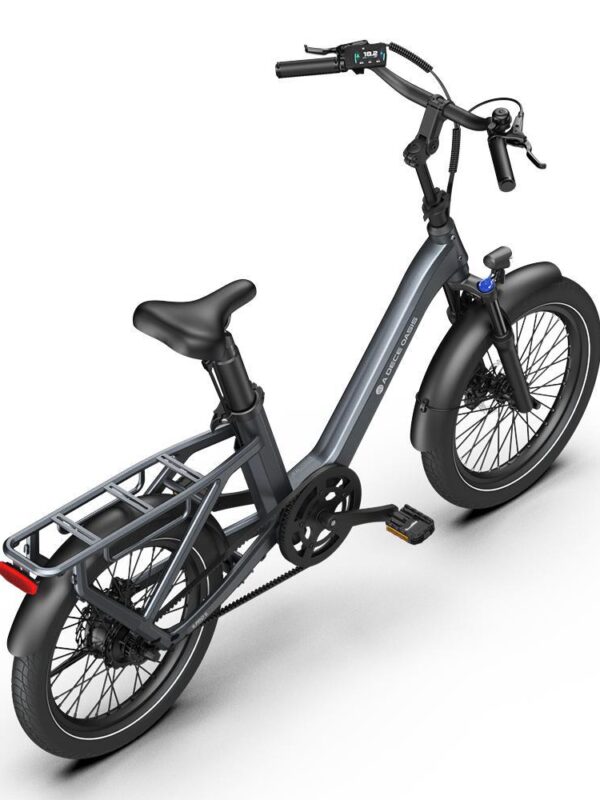 Vélo électrique AirOnePro, 20''×2,4'',transmission par courroie,moteur Bafang