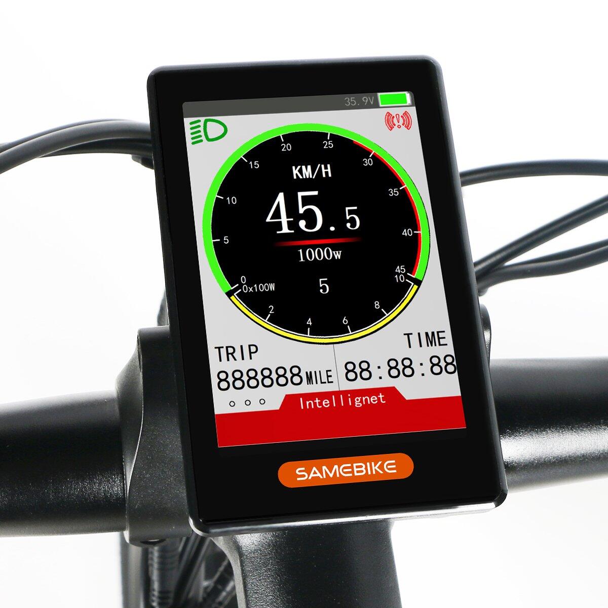 Vélo électrique pliant SAMEBIKE LO26-II-FT-YD 26 pouces, 48 V 14 Ah Batterie