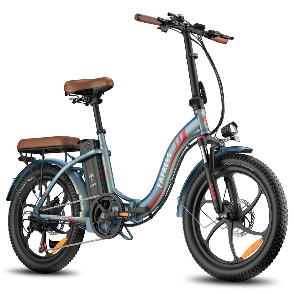 Vélo électrique pliant FAFREES F20 Pro avec batterie 20 Ah et 7 vitesses